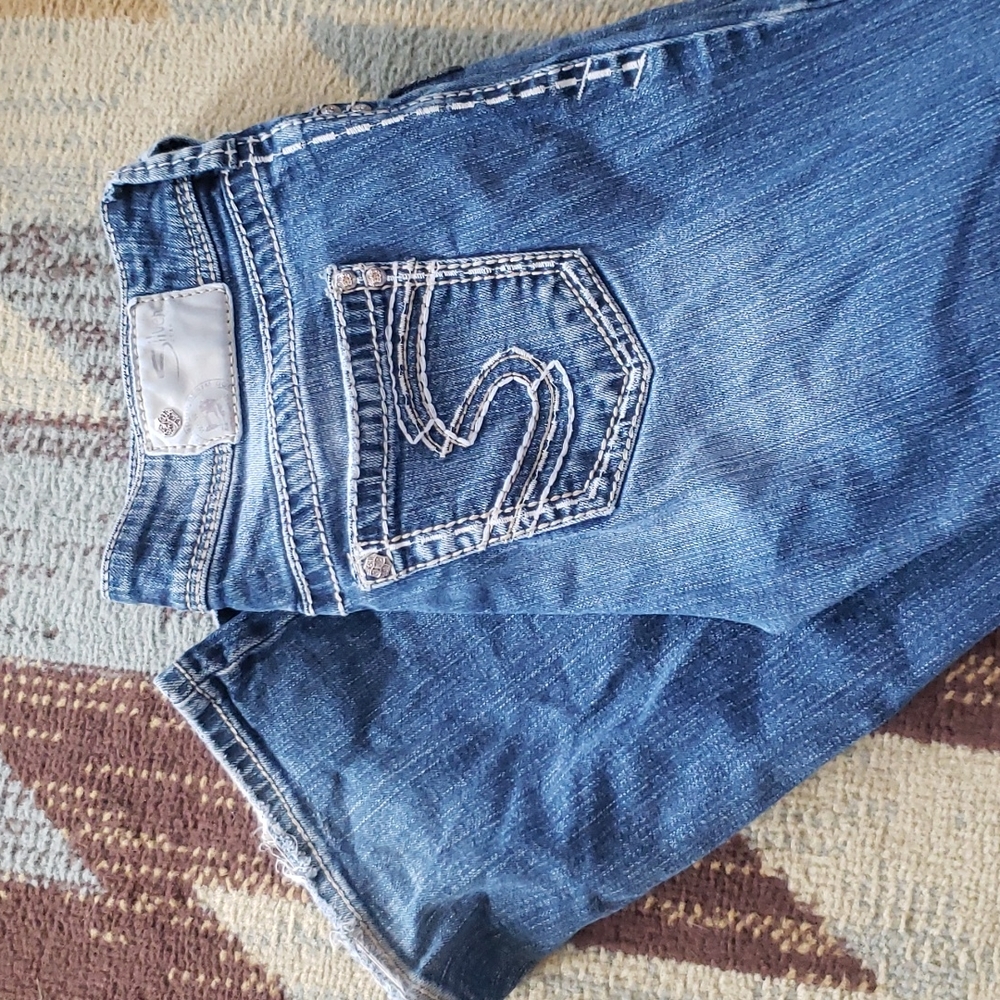 Silver jeans